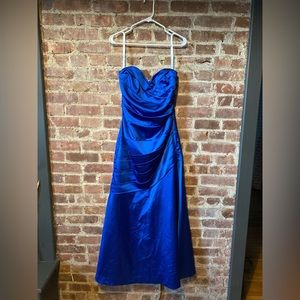 David’s bridal blue dress